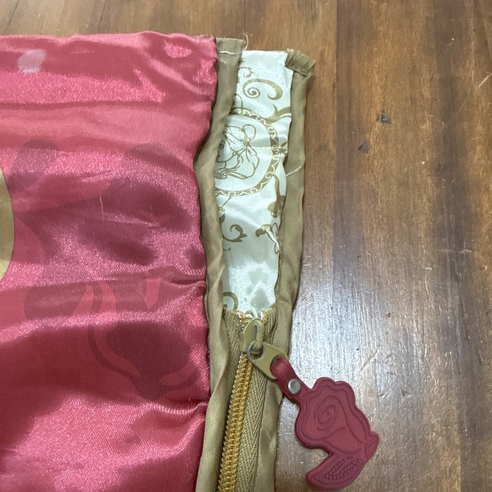 Disney Princess Belle Sleeping Bag Beauty and the Beast Pink Gold Slumber Bag - Picture 3 of 8